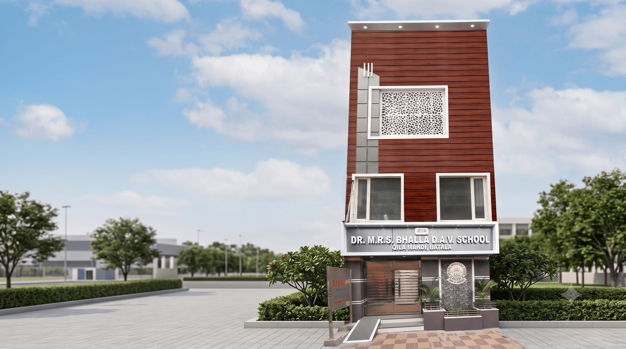 DR. M.R.S. BHALLA D.A.V. SCHOOL Qila Mandi Batala Building